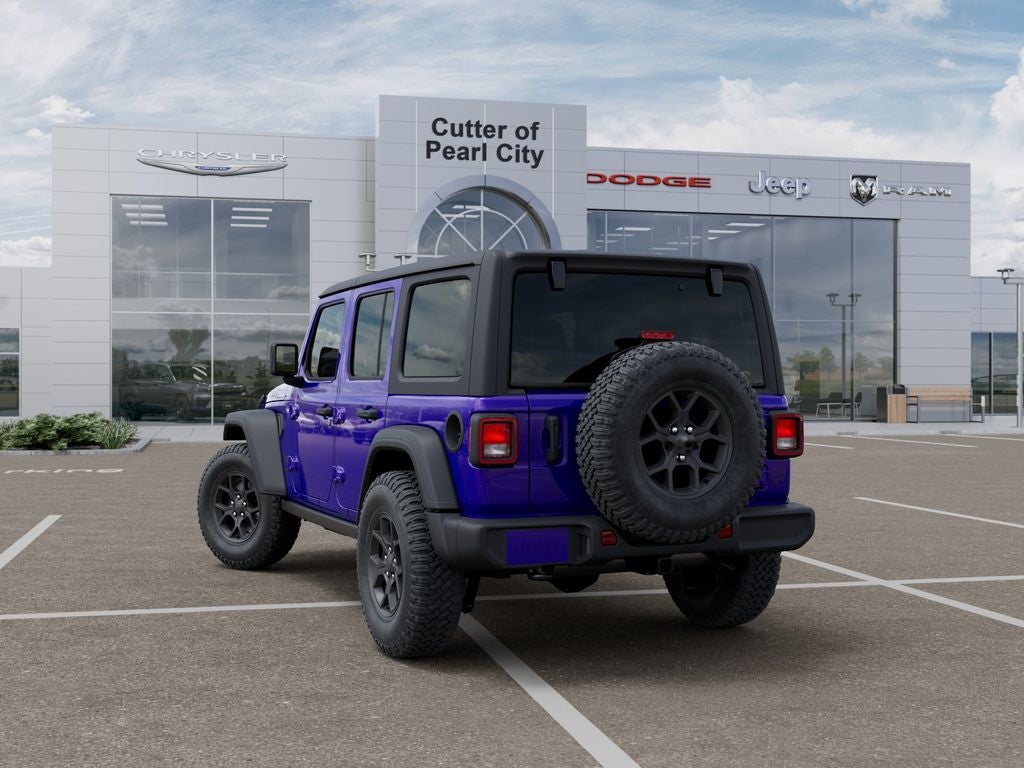 2026 Jeep Wrangler — rear three-quarter view