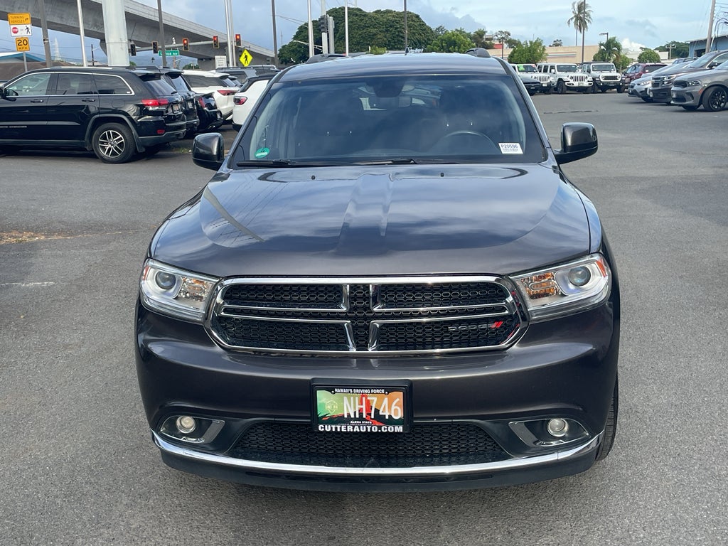 2018 Dodge Durango SXT AWD in Granite Clearcoat — front three-quarter view