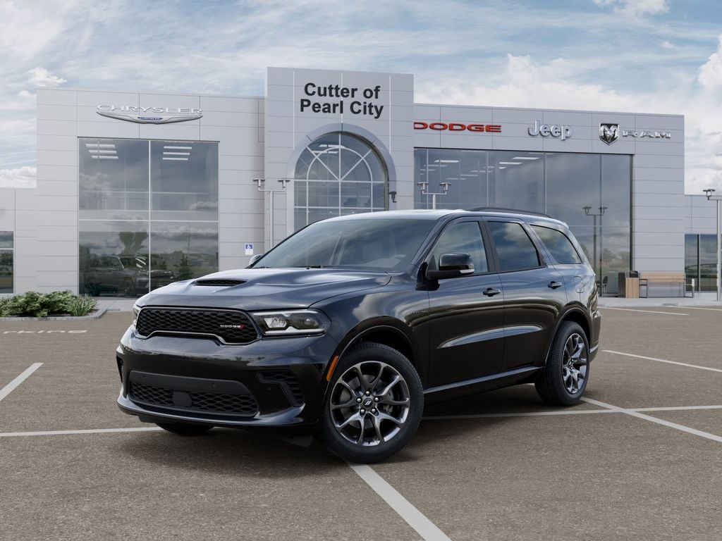 2026 Dodge Durango DURANGO GT PLUS AWD HEMI V8 in Diamond Black Clear-Coat Exterior Paint — front three-quarter view