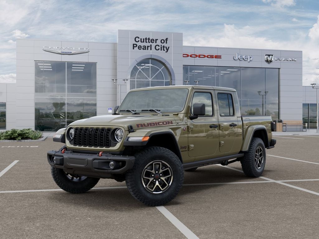 2026 Jeep Gladiator GLADIATOR RUBICON X 4X4 in 41 Exterior Paint — front three-quarter view