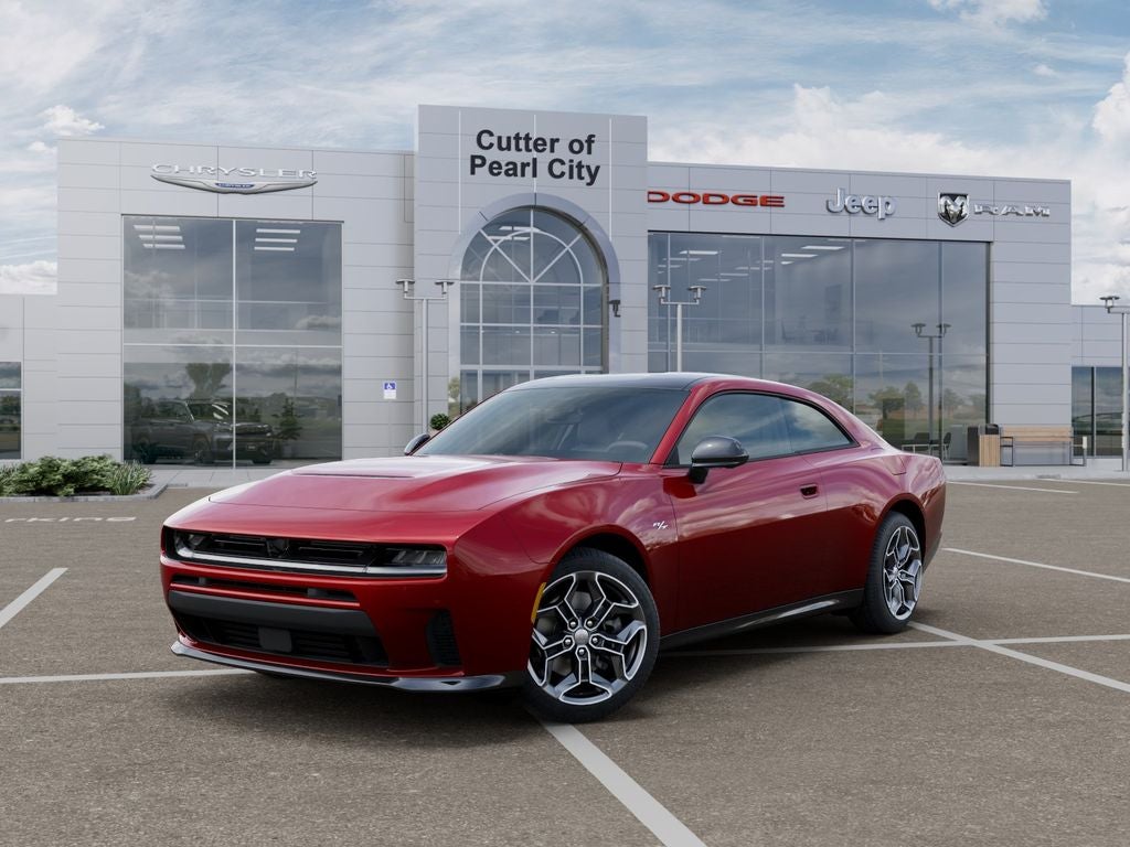 2026 Dodge Charger CHARGER R/T PLUS 2-DOOR AWD in Redeye Exterior Paint — front three-quarter view