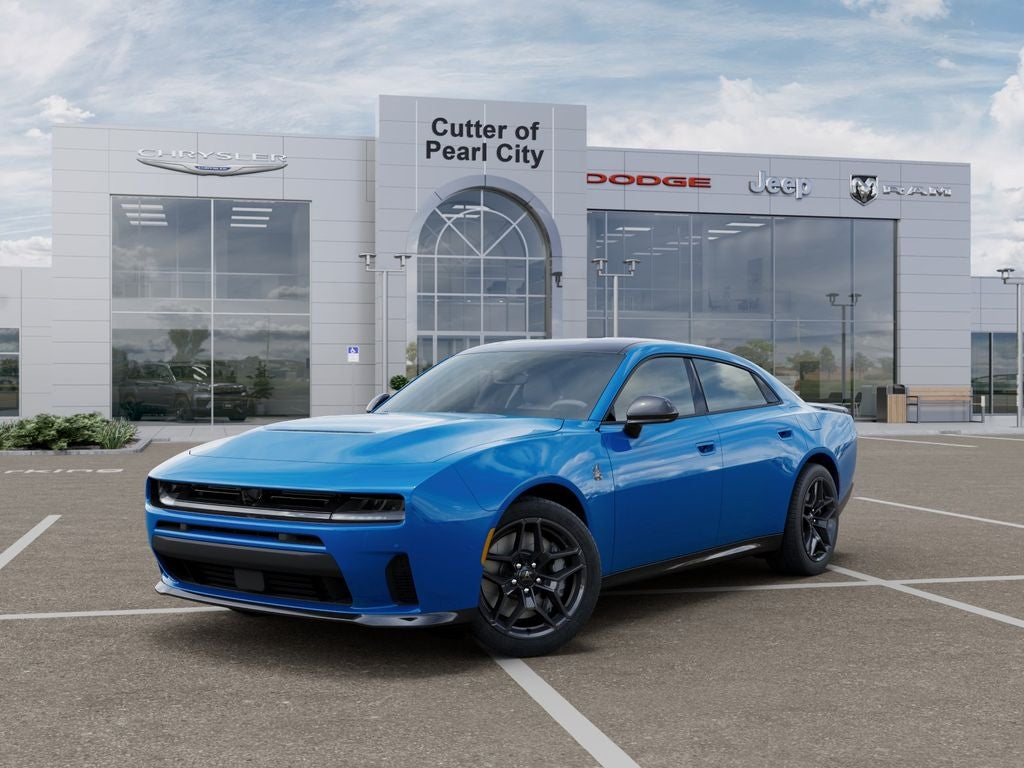 2026 Dodge Charger CHARGER SCAT PACK 4-DOOR AWD in Bludicrous Exterior Paint — front three-quarter view