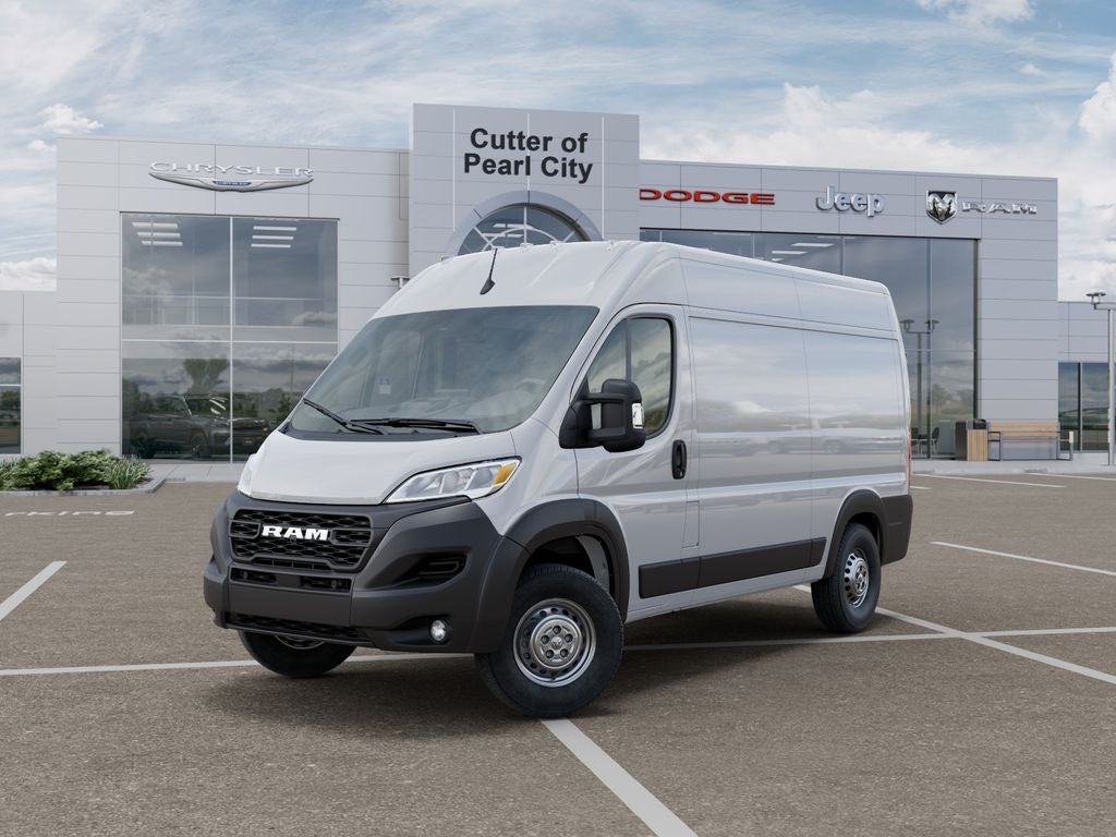 2026 RAM Ram ProMaster RAM PROMASTER 1500 TRADESMAN CARGO VAN HIGH ROOF 136' WB in Bright White Clear-Coat Exterior Paint — front...
