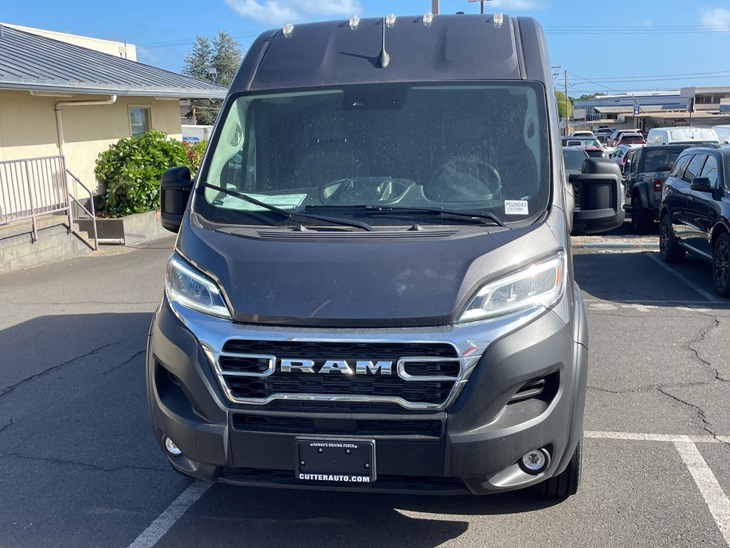 2026 RAM Ram ProMaster RAM PROMASTER 1500 SLT CARGO VAN HIGH ROOF 136' WB in Granite Crystal Metallic Clear-Coat Exterior Paint — front...