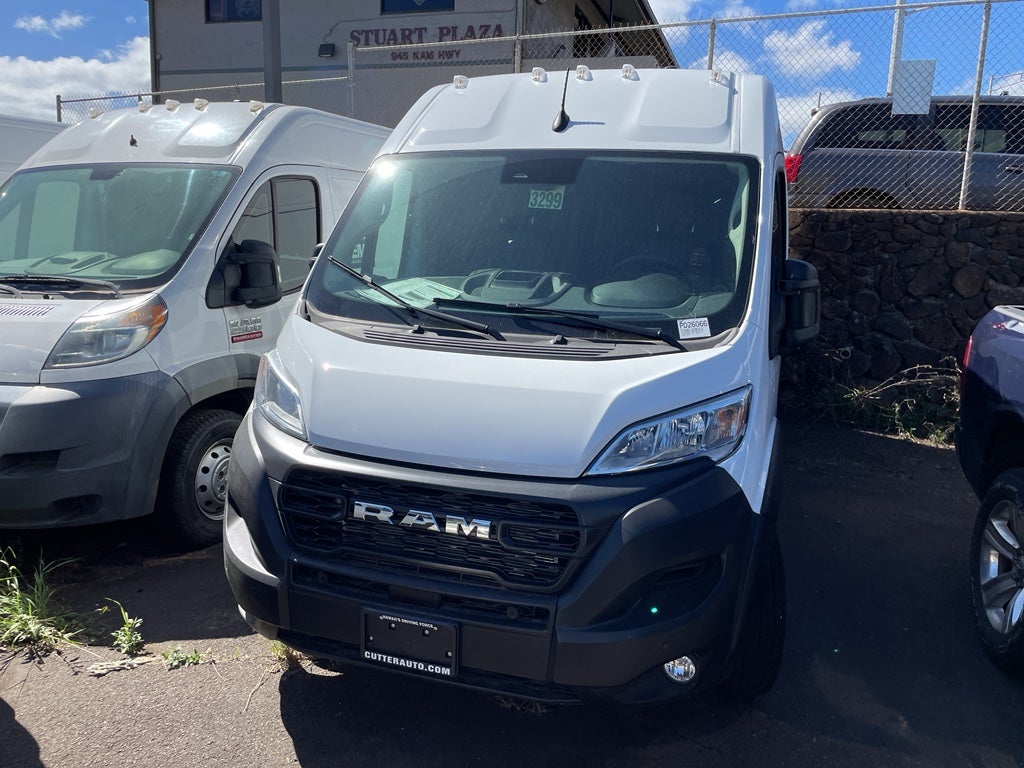 2026 RAM Ram ProMaster RAM PROMASTER 2500 TRADESMAN CARGO VAN HIGH ROOF 159' WB in Bright White Clear-Coat Exterior Paint — front...