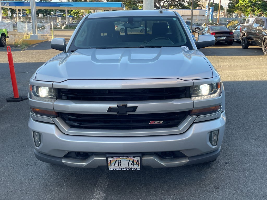 2017 Chevrolet Silverado 1500 LT in Silver Ice Metallic — front three-quarter view