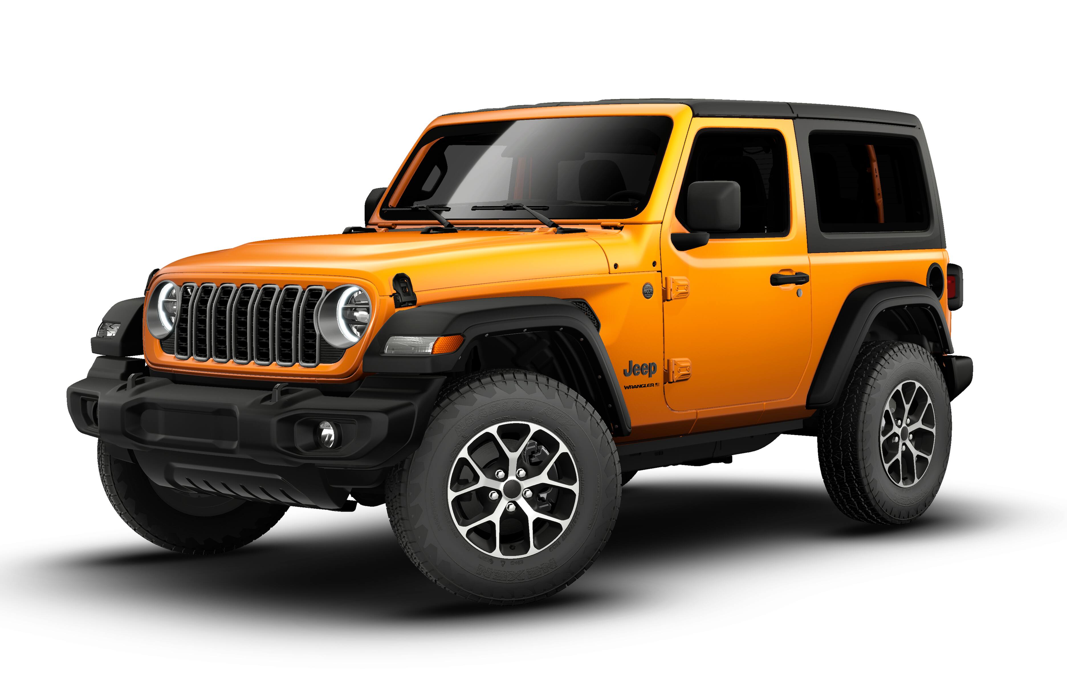 2026 Jeep Wrangler WRANGLER 2-DOOR SPORT S in Joose Exterior Paint — front three-quarter view